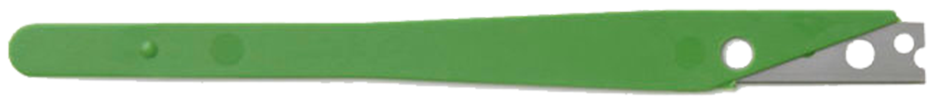 baker blade handle in green