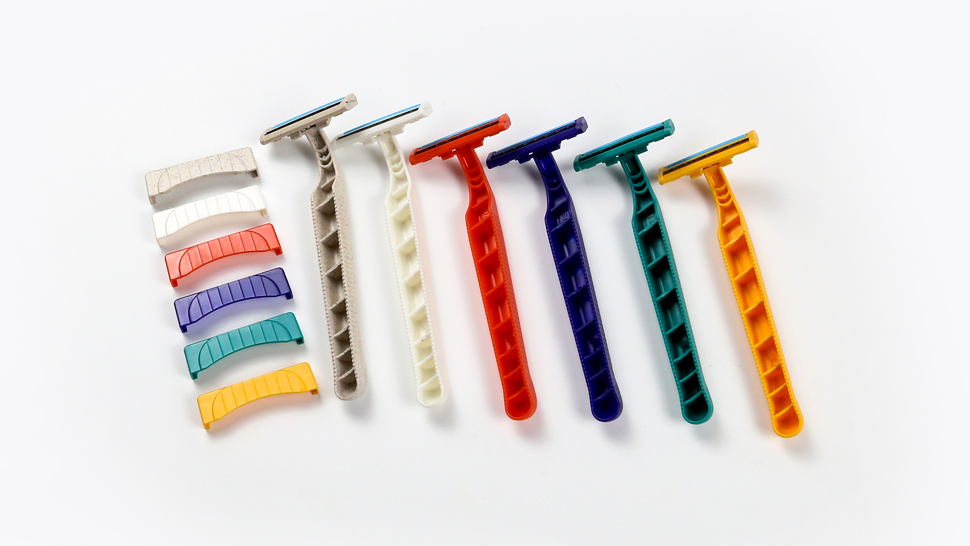 Full Custom Colorful Design Twin Blade Disposable Razors
