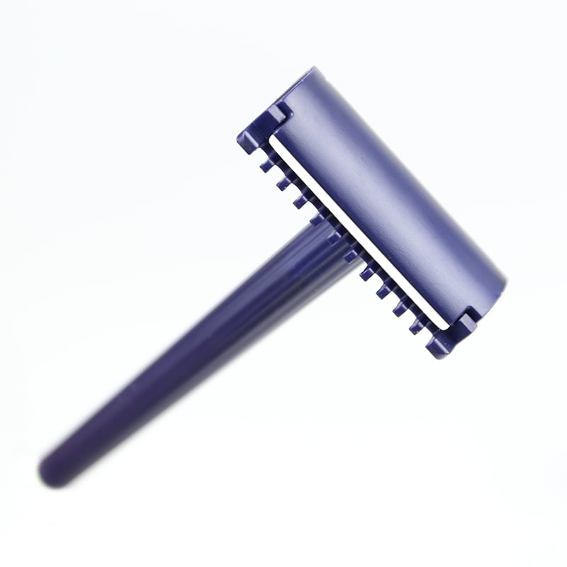 a safety razor made of plastic