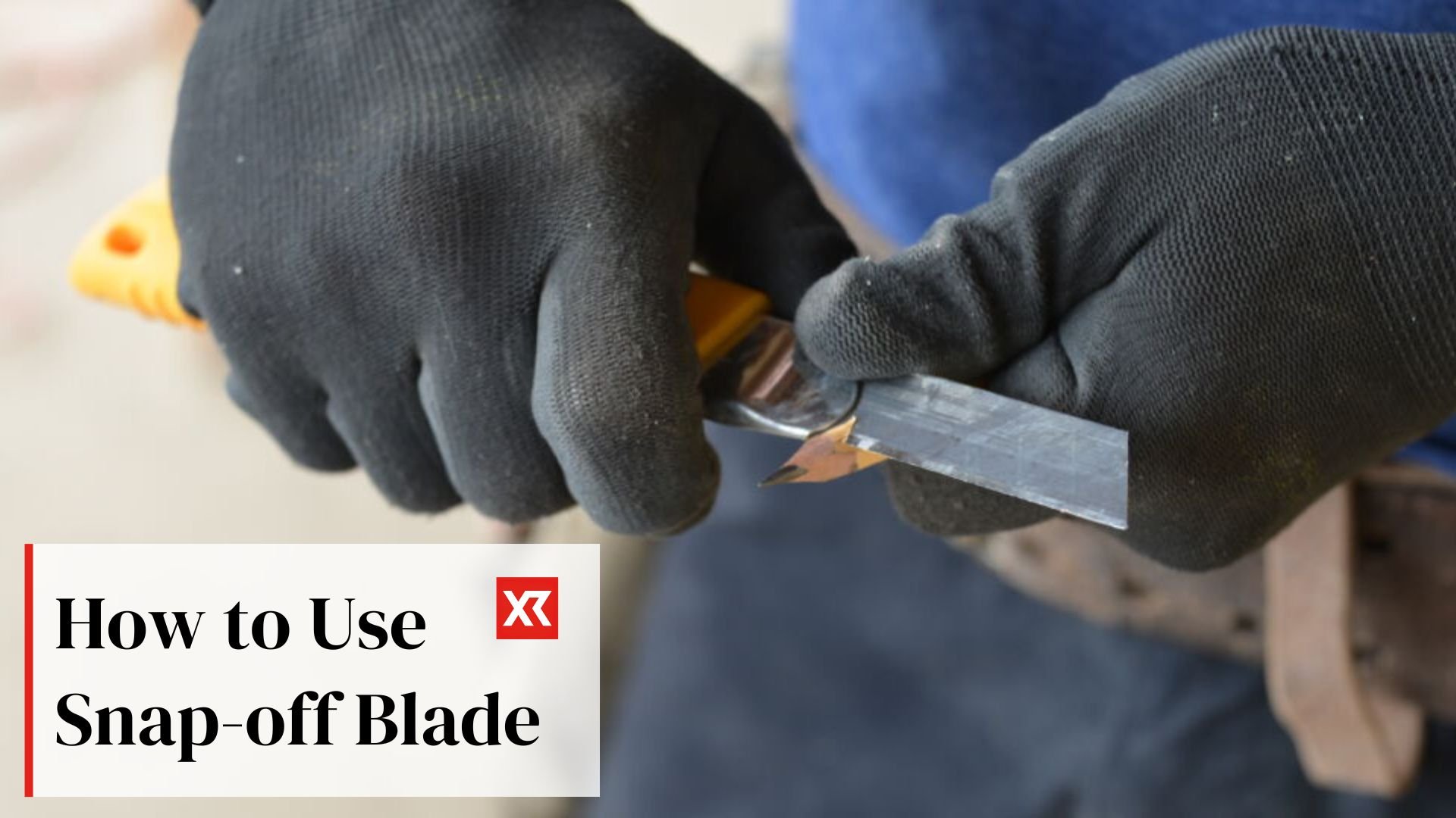 how to use snap off blade