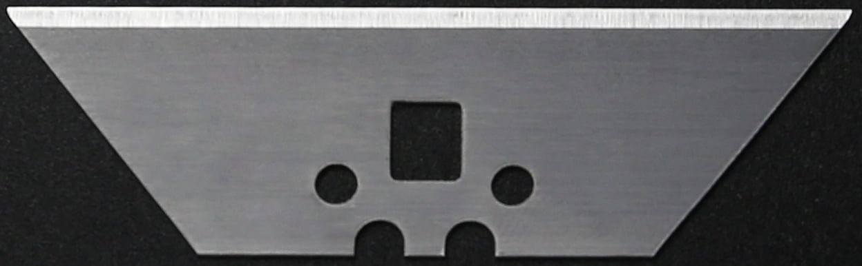 utility blade with 2 notches